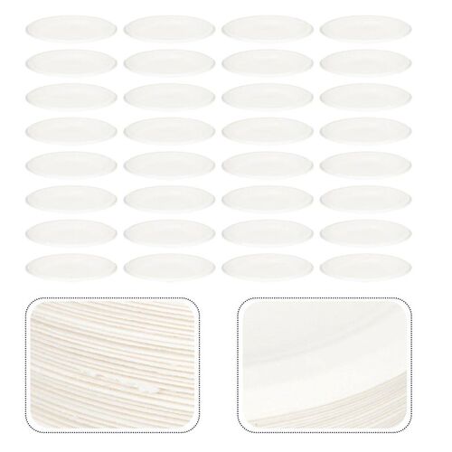 50 Pcs Paper Dinner Plates Birthday Party Food Tableware Dis