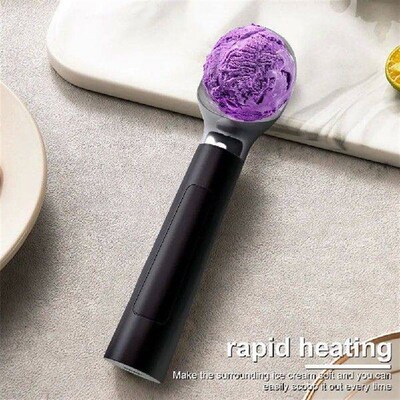 Electric Heating Ice Cream Scoop Self Melting Ice Cream