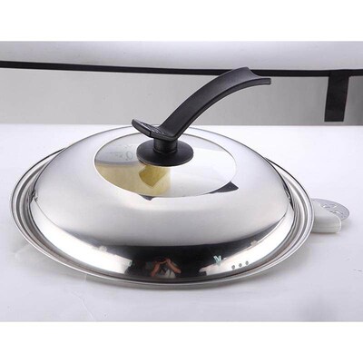 Combination Pot Lid Visible Tempered Glass Lid Stainless