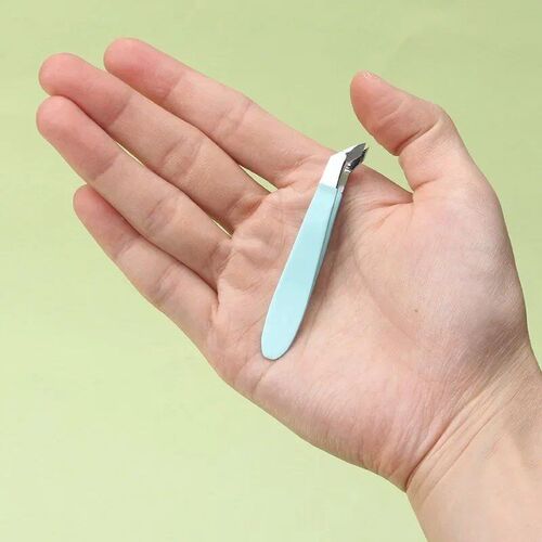 Small Nail Cuticle Scissors Tweezers Mini Clipper Cutter Tri