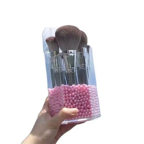 14pcs Gray Highlight Makeup Brush Set Super Soft Hair Facial