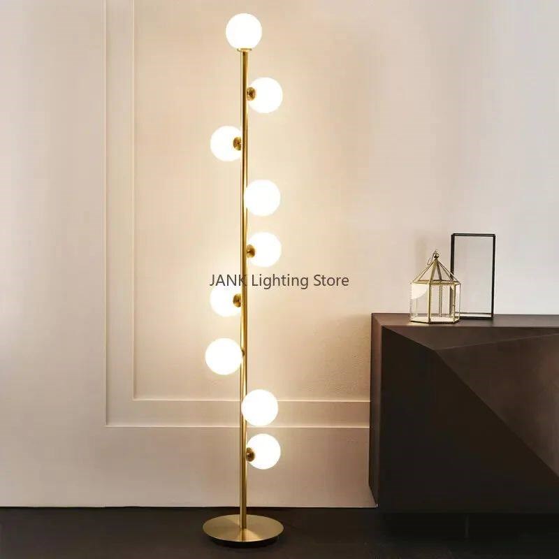Nordic Postmodern Minimalist Magic Beans 9 Glass Ball Standi - 实物图