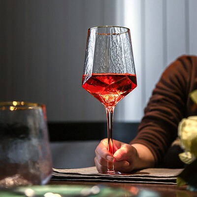 glass glass cup red wine champagne cup large capacity bottle