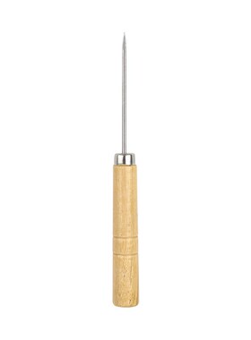 Wood Handle Awl Leather Tool DIY Drill Awl Wood Handle Awl f