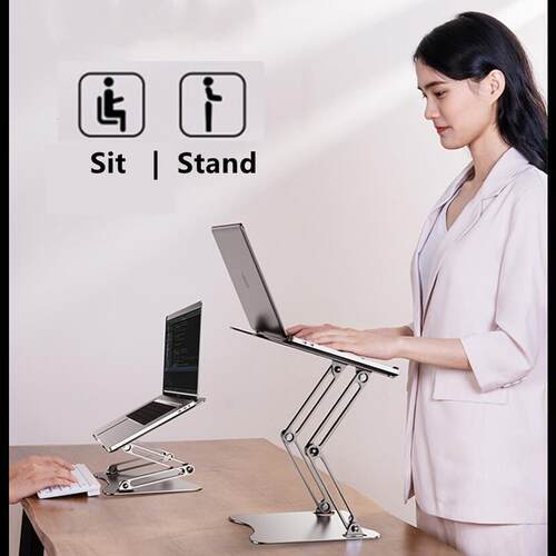 Laptop Stand, Ergonomic Aluminum Computer Detachable Riser新