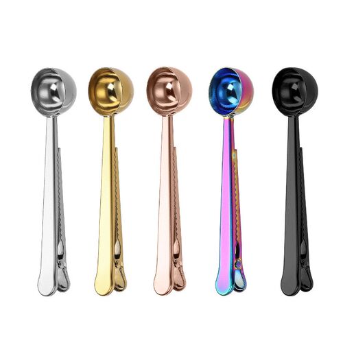Coffee Measuring Spoon Food Sealing Clip Kitchen Cafe 量勺