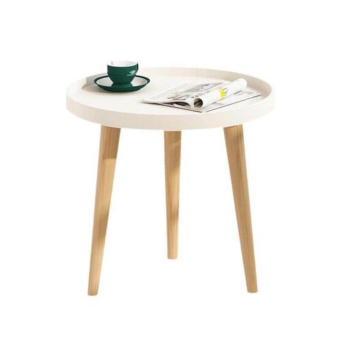 Small round table coffee table sofa edge circular table