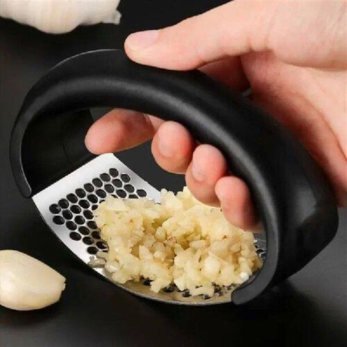 1 Pack Garlic Crusher Garlic Crusher Manual Ring Black
