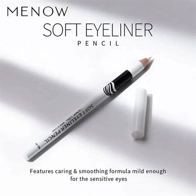 12pcs White Eyeliner Makeup Smooth Easy To Wear Eyes Brighte