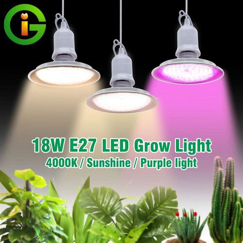 E27 18W Full Spectrum LED Grow Light Sunlike Phytolamp Bulb