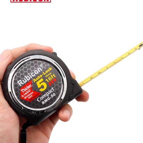 RUBICON罗宾汉带磁性米卷尺工业级高精度公制精密测量钢卷尺5米
