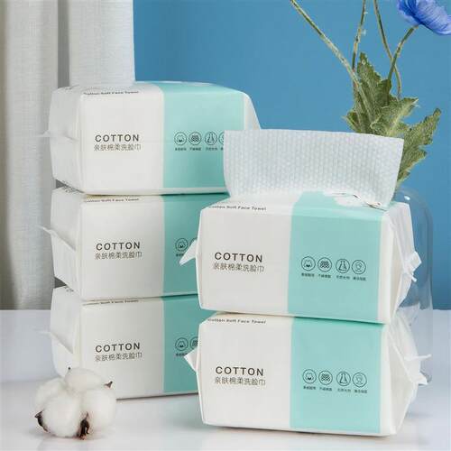 Disposable Face Cotton Tissue For Washing Soft Dry Wipes Fac