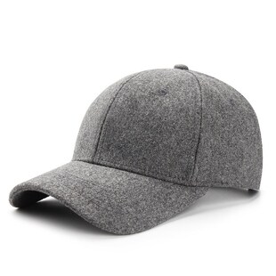 Cap Oversize Winter Baseball Standard Men&Women Woolen for