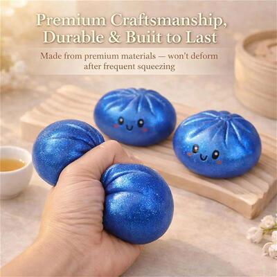 Glitter Dumpling Glitter Dumpling Squishy with Box Dumplings
