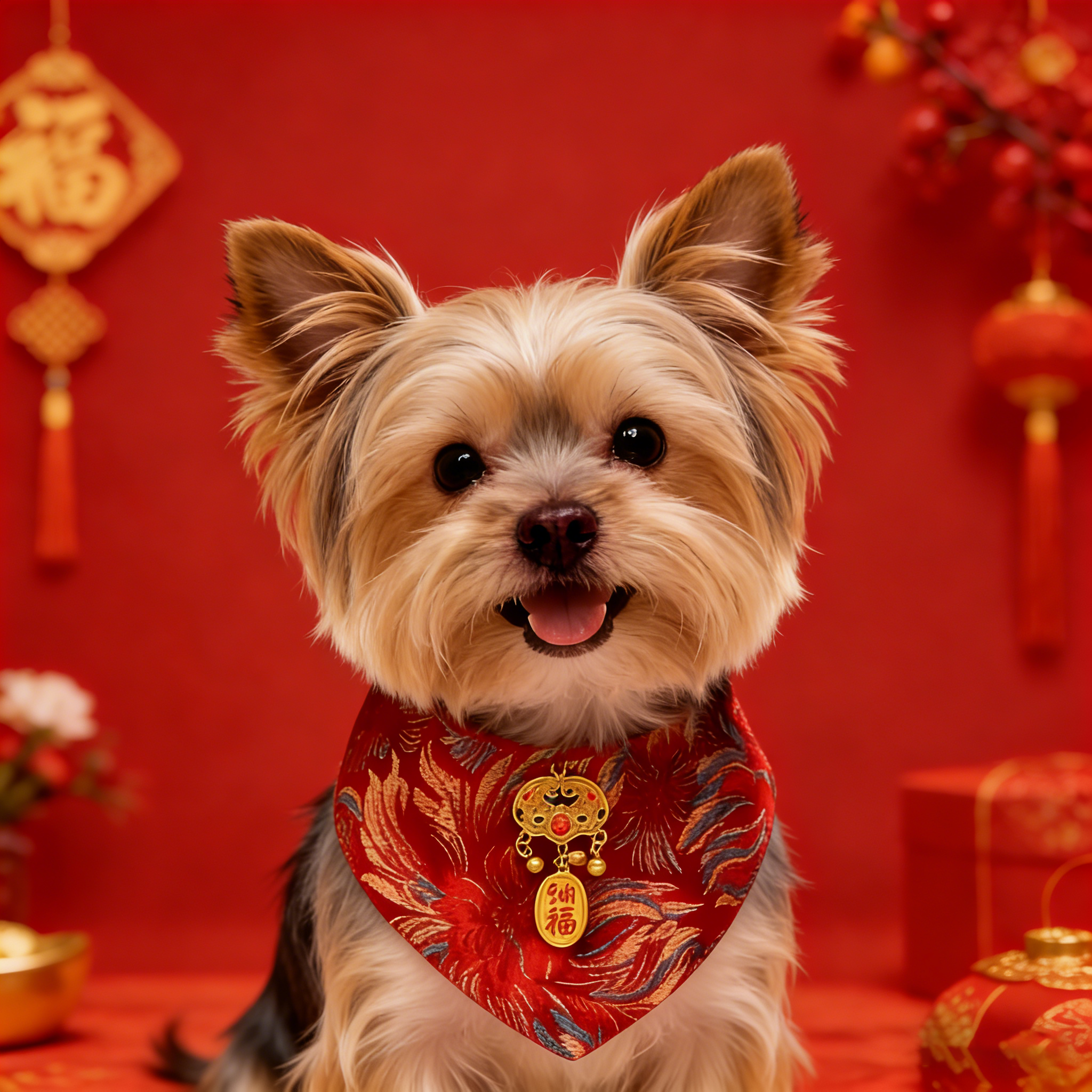 狗狗过年红色围巾装饰口水巾新年围脖中式三角巾饰品春节国潮宠物,宠物/宠物食品及用品,围巾/口水巾,淘宝优惠券,粉丝福利购,淘宝优惠卷