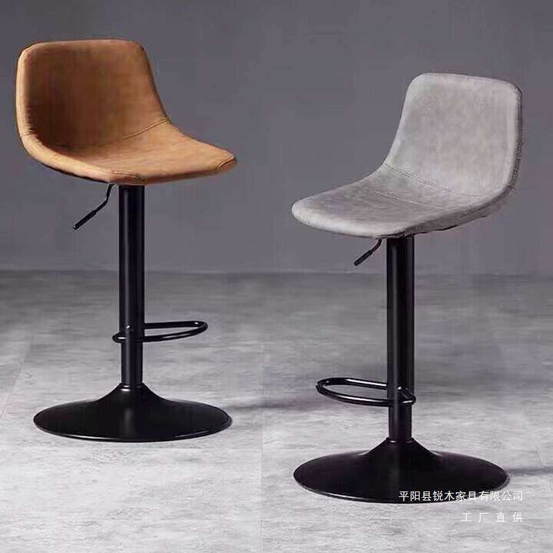现代简约酒吧椅吧台椅子升降椅高脚凳前柜台手机店展会租凭活动椅