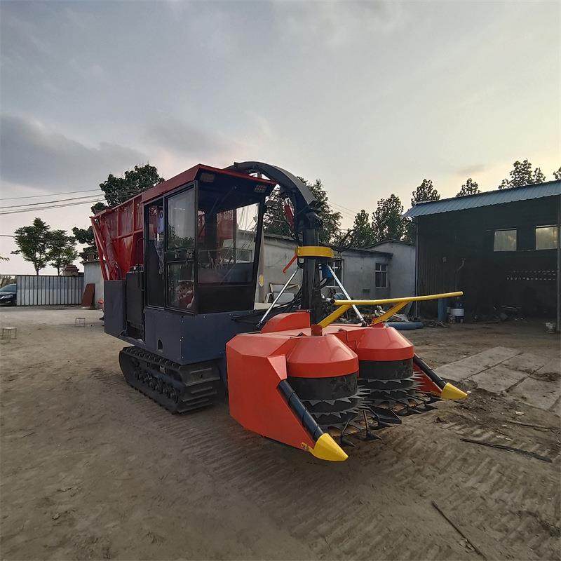 畜牧饲料青储机 玉米秸秆青储机 履带圆盘青储机