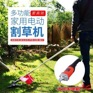 220v交流家用大功率电动割草机草坪除草机打草机插电式 园林剪草机