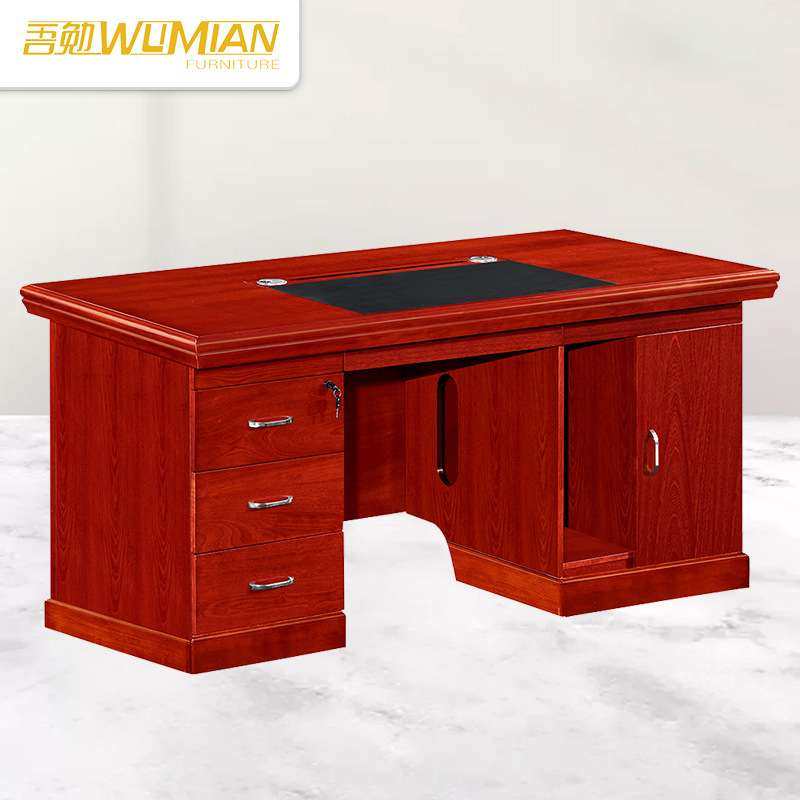 厂家职员办公桌椅组合传统油漆木皮单人桌带柜经理桌财务员工桌,3C数码配件,其它配件,淘宝优惠券,粉丝福利购,淘宝优惠卷