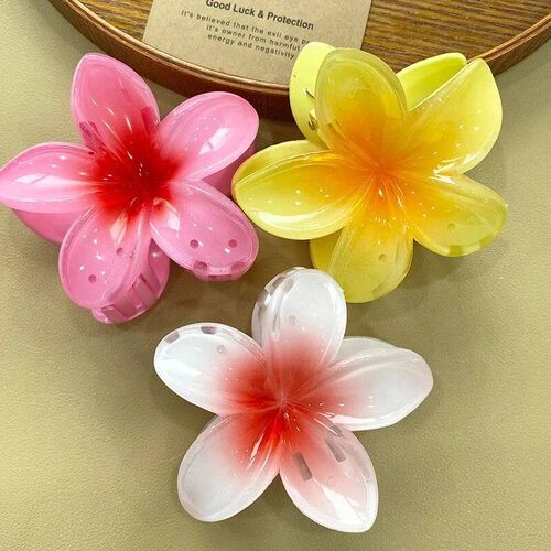 Fashion Egg Flower Hair Clips for Women Bohemia Style Flower