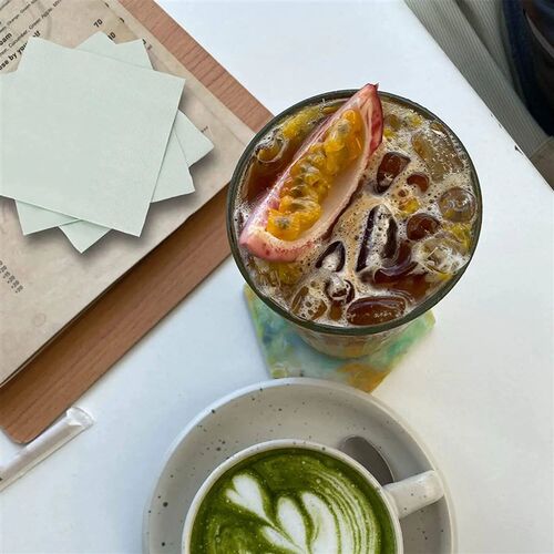 Disposable Cocktail Napkins, Soft Sage Paper Napkins, Bar Be