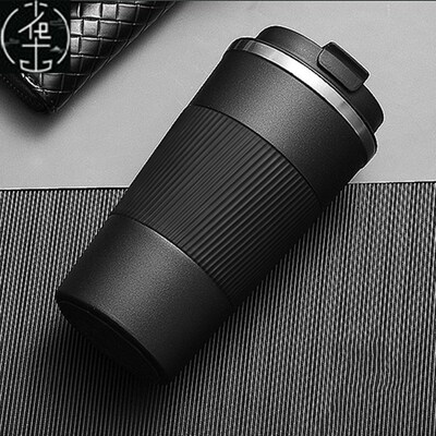 Nonslip Coffee Thermal Mug Car Vacuum Flask Insulated Bottle