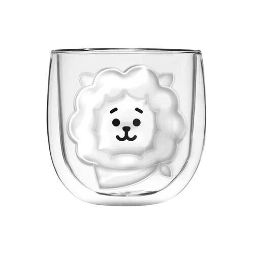 Cartoon Double Layer Borosilicate Glass Mug Bear Cup Milk Cu