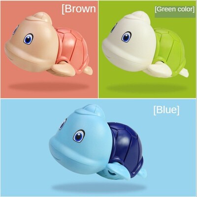 Bath Toys Baby Water Chain Clockwork Cute Cartoon Animal Tur