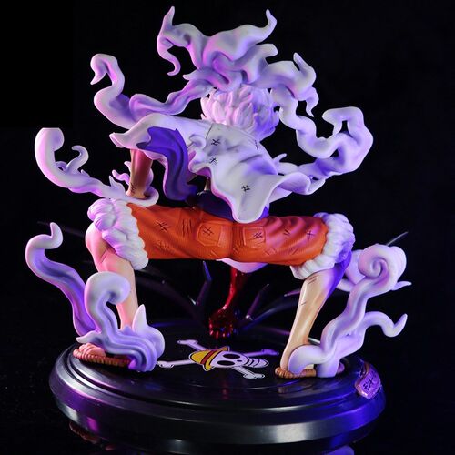 New One Piece Luffy Gear 5 Anime Figure Sun God Nikka PVC Ac