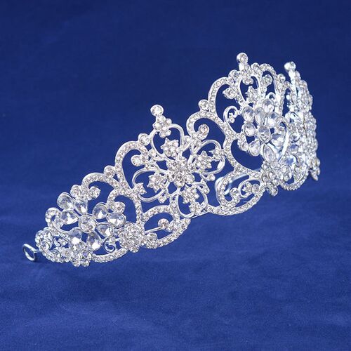 Luxury Crystal Rhinestones Royal Princess Bridal Tiaras Crow