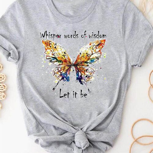 Clothes Ladies Watercolor Bike rend 90s Graphic Tee Womens