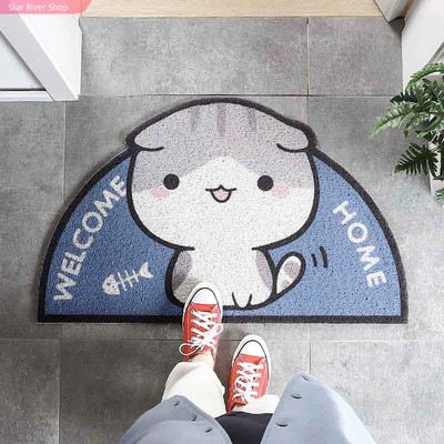 Cartoon Sand Scraping Dust Door Entrance Mat Hallway Kitchen
