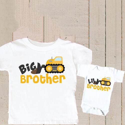 1PC Big Brother Little brother siblings matching Shirts  Per