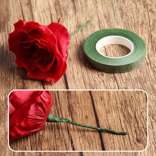 30 Yard 12mm Self-adhesive Bouquet Floral Stem Tape Artifici