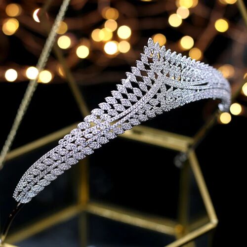 High Quality Elegant Brides Tiaras Crowns Full Zircon Brides