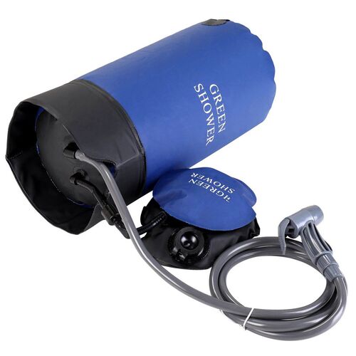 Outdoor PVC Pressure Shower with Foot Pump Lightweight Infla