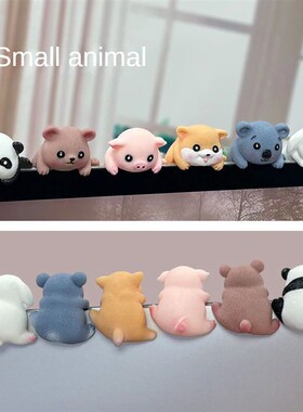 Car Decoration Cute Cartoon Figure Figurines Ornament Auto I