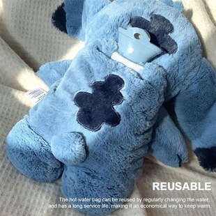 500ml Cute Hot Water Bottle Bag Home Plush Shoulder Hand