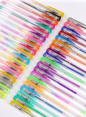 100/5Pcs Gel Pen Set 100 Colored Gel Pens for Coloring Books