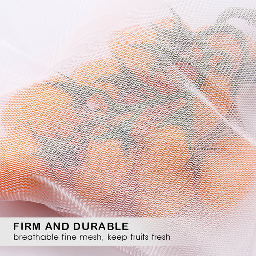 5pcs Colorful Reusable Fruit Vegetable Bags Net Bag Produce