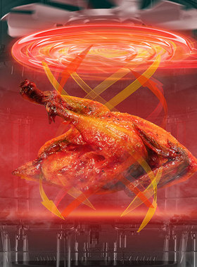 8L English air fryer Touch screen intelligent 110V 220V