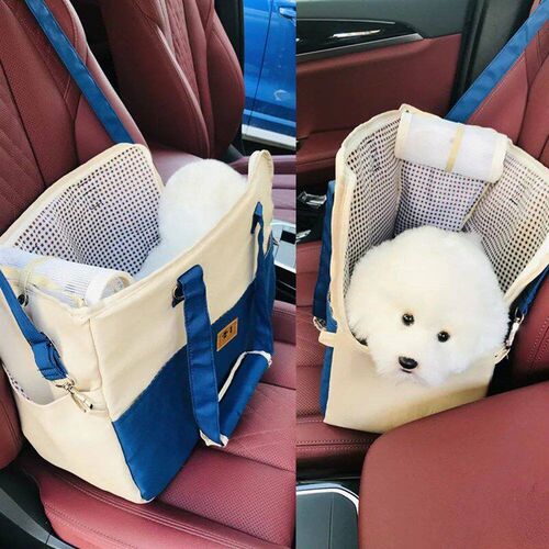 Dog Car Seat Dog Booster Car Seat Cat Carrier Bag Cat Bed fo