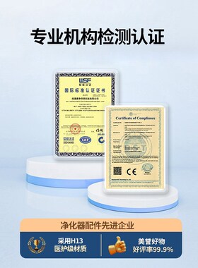 适配万科小区朗思威天花新风YG090/CS100-SD200高效过滤芯碳棉