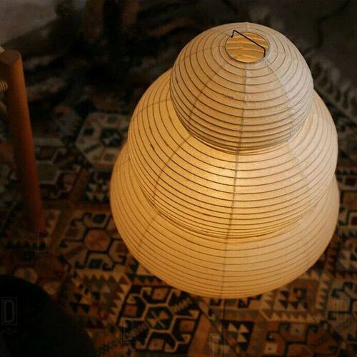 Japanese Design Akari Noguchi Yong Table Lamp White Rice Pap