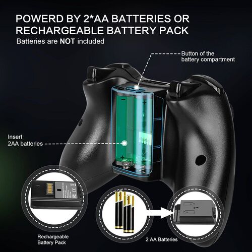 Xbox 360 Gamepad Wireless/Wired Controller Supports Xbox 360