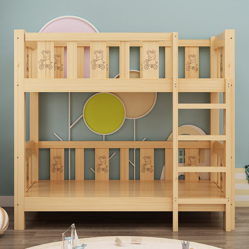 幼儿园专用床实木儿童床小学生托管班高低床上下铺午休床层床,住宅家具,高低/子母床,淘宝优惠券,粉丝福利购,淘宝优惠卷