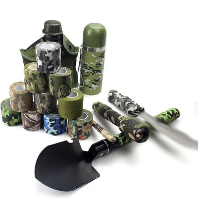 Elastic Wrap Tape Army Adhesive Outdoor Hunting Camouflage S