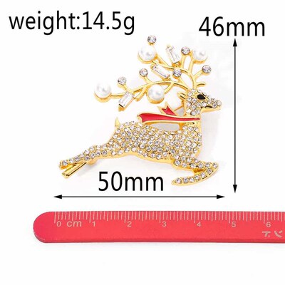 Mythical reindeer Christmas imitation metal 18K electroplati