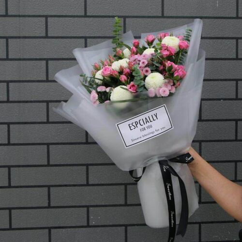 Hansu paper fog flower shop bouquet flower art wrapping pape