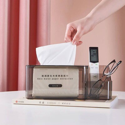 Exquisite tissue box high-grade draw paper box acrylic house